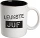 Paperdreams Black & White Mugs - Juf (white)