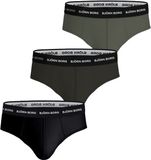 Björn Borg Bjorn Borg 3-pak Heren slips - Dark Spring - S - Zwart