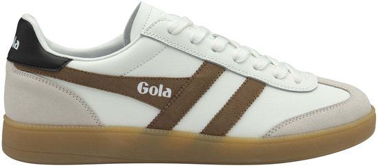 Gola Viper leren sneakers wit/camel