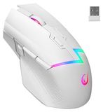Rampage Drop M3 V2 draadloze gamingmuis, 24.000 DPI, wit