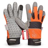 Gebol Master Thermo, 1 paar thermische handschoenen met 3M Thinsulate voering, antislip siliconen coating, koude-isolatie, neopreen band, voor heren, maat XL/10