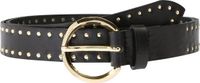Vanzetti Leren Riem Slim Belt W105 Black Zwart