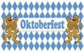 Merkloos / Sans marque Espa Nv Oktoberfest vlag - blauw/wit - 90 x 150 cm - Bayern Versiering - feestartikelen