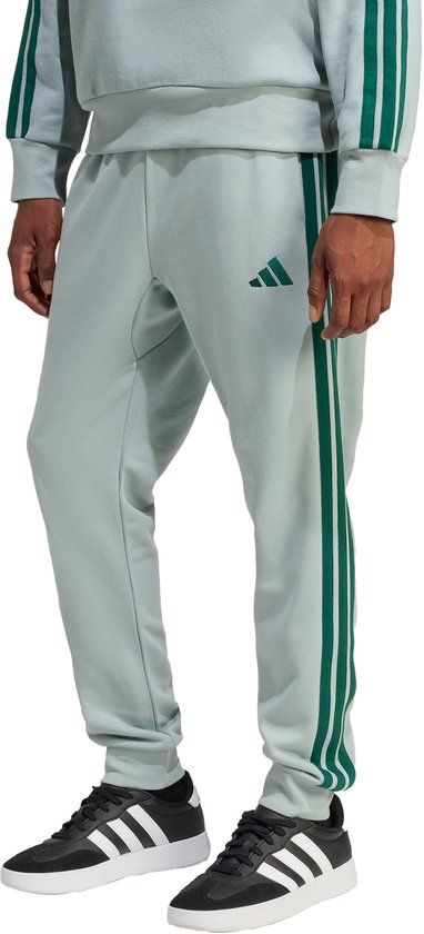 Adidas Sportswear Essential 3-Stripes French Terry Broek Heren Groen L