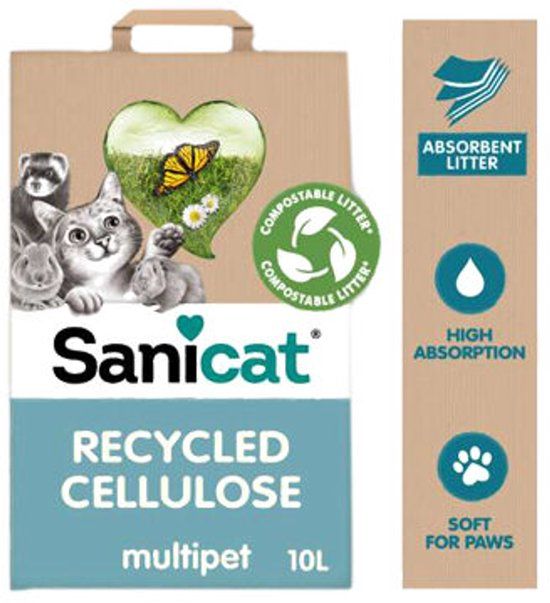 Sanicat Recycled cellulose - 2 x 20 L