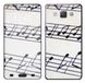 Royal Muurtattoo RS. 123908 zelfklevend voor Samsung Galaxy A5 motief partitie muziek