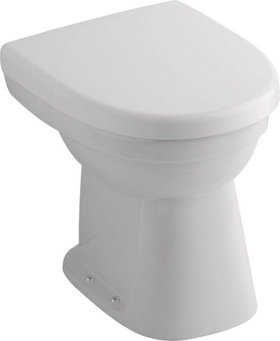 Geberit 300 Basic Staand Closet 96 Vlakspoel Pk 39Cm Wit | Zonder spoelrand | Soft-close | Dual flush