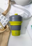Colourworks Mug de voyage pliable en silicone jaune 350ml