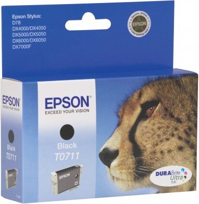 Epson T0711 Black Ink Cartridge - Original