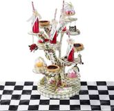 Merkloos super duper leuke taart cupcake plateau van karton - cake stand