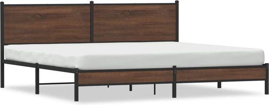 VidaXL Bedframe Eiken Bruin 198 x 207 cm