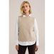 WE Fashion spencer met wol - beige