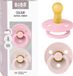 BIBS Colour Fopspeen - 6-18 mnd - 2-pack - Rond - Petal/Baby Pink