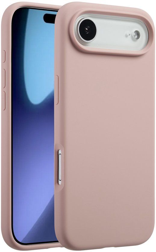 Accezz Liquid Silicone Backcover met MagSafe voor de Apple iPhone Air - Roze