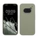 kwmobile telefoonhoesje geschikt voor Nothing Phone 2a / Phone 2a Plus - Hoesje met siliconen coating - Smartphone case in grijsgroen