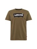 Levi's Heren Housemark Graphic Tee T-shirt, Hm Ssnl Tech Olive Night, M