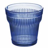 Villa d'Este Home Tivoli Fashion Ocean Drinkbekers, set van 6 stuks, van acryl, oppervlak met verticale strepen, violet