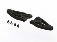 Horizon Front Lower Suspension Arms 100mm (1 Pair) Zwart;Rood Metaal