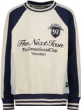 Vingino Nussan Jongens Sweater 116 Katoen Soft vanilla melee