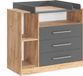 Vicco Commode Olina, Goudkleurig Eiken/Antraciet, 110 x 93 cm