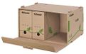 Esselte 5 x 80/4 x 100 mm Eco opberg- en transportdoos, bruin