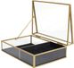 Home Deco Factory Sieradendoos - Goud Metaal - Glas - 23 x 16 cm