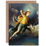 Wee Blue Coo CARD GREETING GIFT PAINTING ALLEGORY GREEK MENGS DIANA NIGHT PERSONIFIED