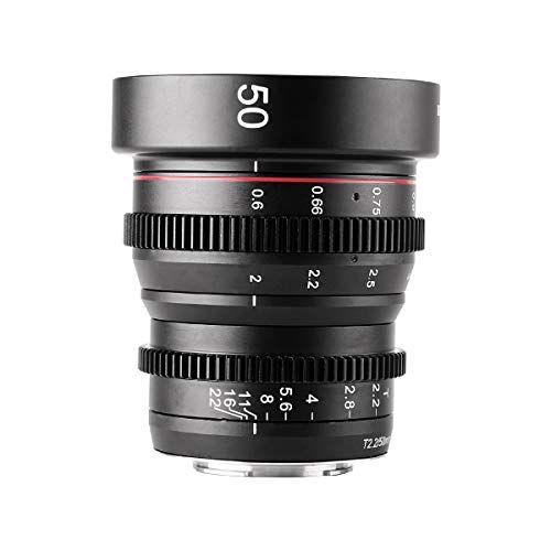 Meike 50mm T2.2 Mini Fixed Prime Cinema Lens - M43 Mount