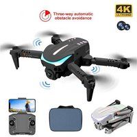 K109 Opvouwbare Minidrone met 4K Dubbele Camera Kleur Ademlicht 2 Batterijen Levensduur batterij: 12 Min Zwart