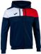 Joma Crew V Sweatshirt Met Rits Blauw 12-14 Years Jongens