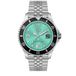 Ice Watch ICE steel - Black turquoise silver - 5 links 025913 Horloge - Staal - Zilverkleurig - Ø 41 mm
