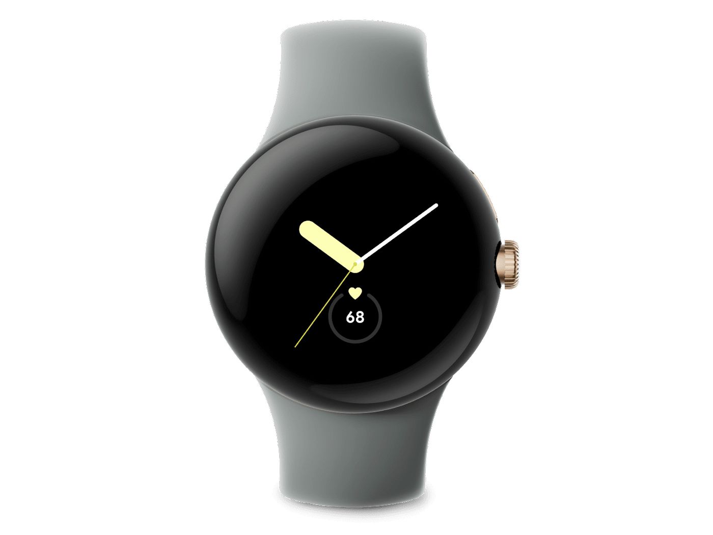 Google Pixel Watch 41mm - AMOLED - GPS - Goud - Hazel Band