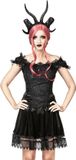 Sinister Gothic Sinister 1216 Korte rok - Zwart - XS