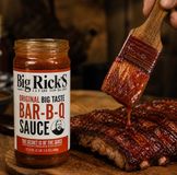 Big Rick's Original Bar-B-Q Sauce – Klassieke, Zoete & Rokerige BBQ Saus – 567 g