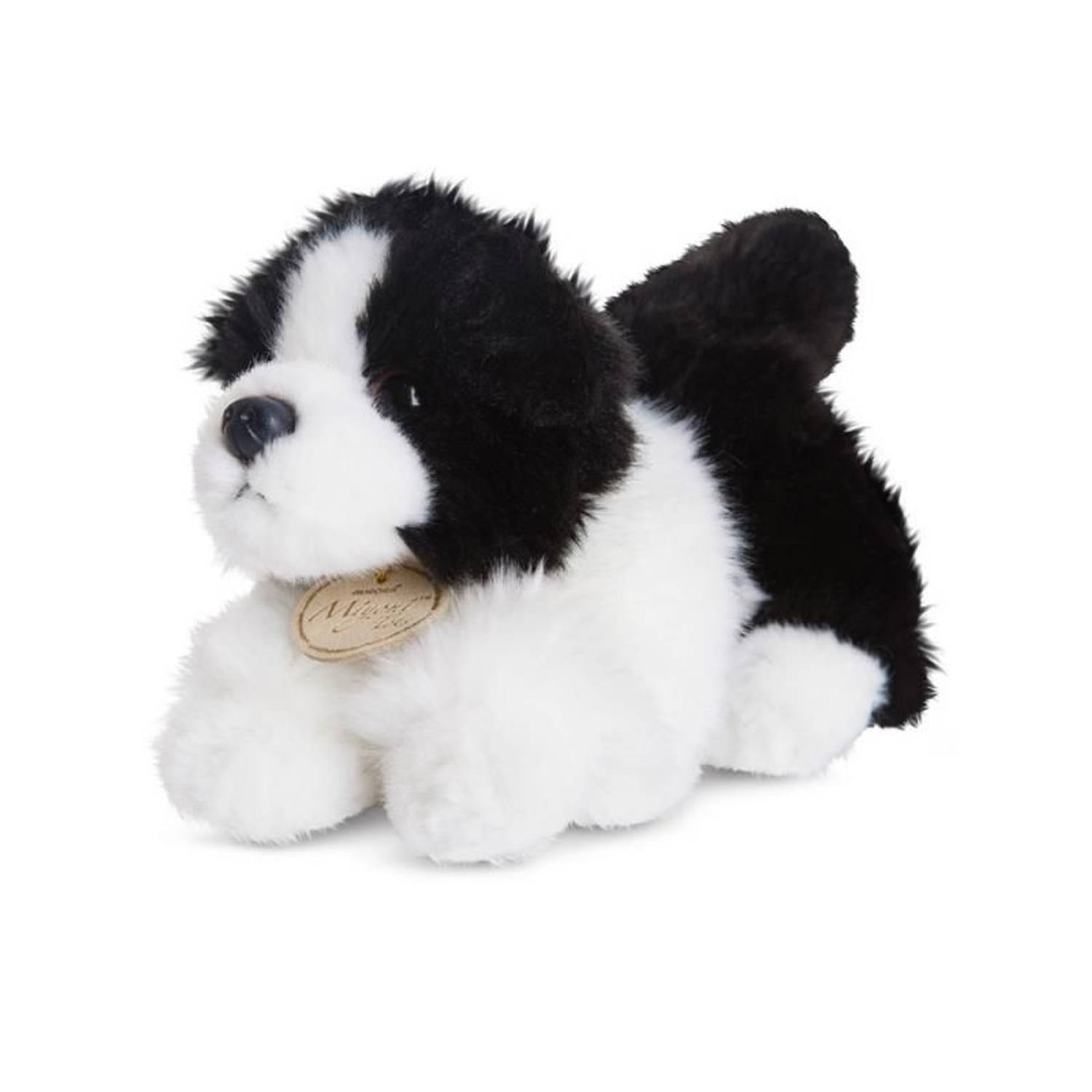 Aurora World knuffel mini yoni border collie zwart/wit 20 cm