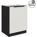 Küchen-Preisbombe Unterschrank 60 cm Küche ARIA Weiß ultra matt Anti Fingerprint Küchenzeile