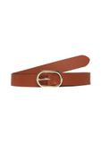 s.Oliver Taillengürtel Leer Vrouwen terracotta Zilverkleurig