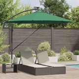 Maison Exclusive - Parasol, 294 x 294 x 248 cm, polyester et aluminium, vert