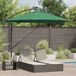 Maison Exclusive - Parasol, 294 x 294 x 248 cm, polyester et aluminium, vert