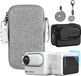 OEM Insta360 GO 3S Siliconen Camera Case Cover en Lens Cap - Screen Protector Film - Draagtas met Auto Locking Karabijnhaak en Lock - Zwart Reisdeken