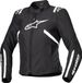Alpinestars Stella T-SPS V2 waterdichte dames motorfiets textieljas - Zwart/wit - Maat M