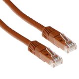ACT IB4403 U/UTP CAT6A Câble de brassage Marron - 3 mètre