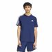 Adidas Essentials 3 Stripes Single Jersey Left Chest Branded T-shirt Blauw L Man