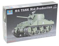 Trumpeter 07223 Modelbouwpakket M4 (Mid) Tank