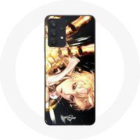 Maniacase Etui voor Samsung Galaxy A32 5G Anime Genos One Punch Man Sonic The Lightning