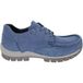 Wolky Halbschuh Fly 0472611-840, en cuir nubuck vieilli, couleur jean - bleu, semelle intérieure amovible, taille 40