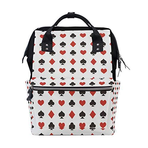 MONTOJ Awesome Poker Card canvas Reistas Campus Rugzak