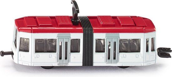 SIKU Stra?enbahn - Trein - Rood/Wit - Kunststof