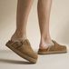 Warmbat Warrego Slippers cognac Suede - Maat 39