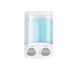 Better Living Zeep-, douchegel- en shampoodispenser, chromen afwerking, wit, 2 chamber